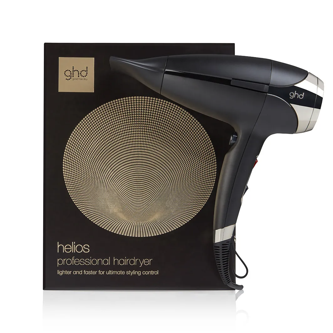 ghd Helios Haartrockner 2200 W – Profi-Styling mit 30 % mehr Glanz Schwarz