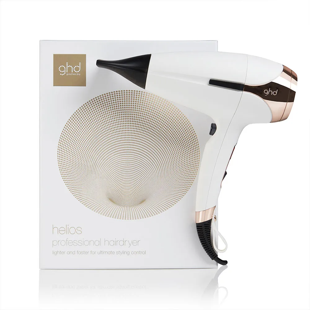 ghd Helios Haartrockner 2200 W – Profi-Styling mit 30 % mehr Glanz weiß