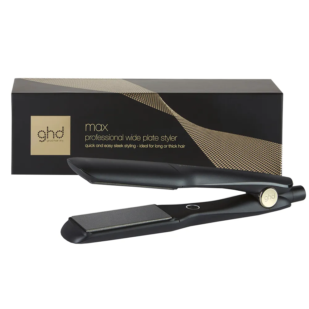 ghd max Styler – Breites Glätteisen mit 42 mm Platten für langes & dickes Haar (Schwarz)