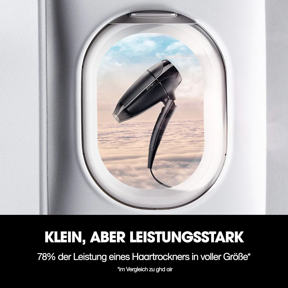 ghd flight+ Reisehaartrockner – Kompakt, leistungsstark & weltweit einsetzbar