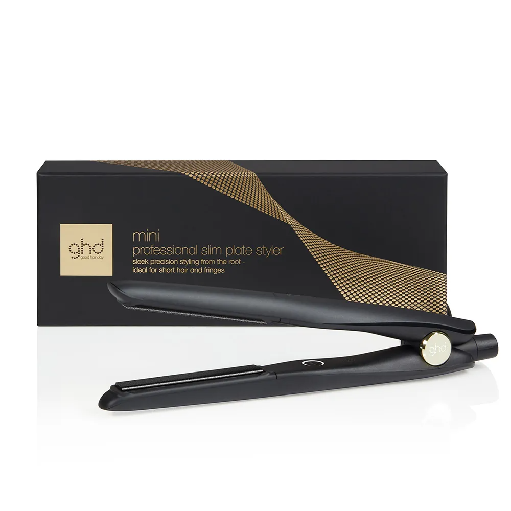 ghd mini Styler – Schmales Glätteisen mit 15 mm Platten (Schwarz)