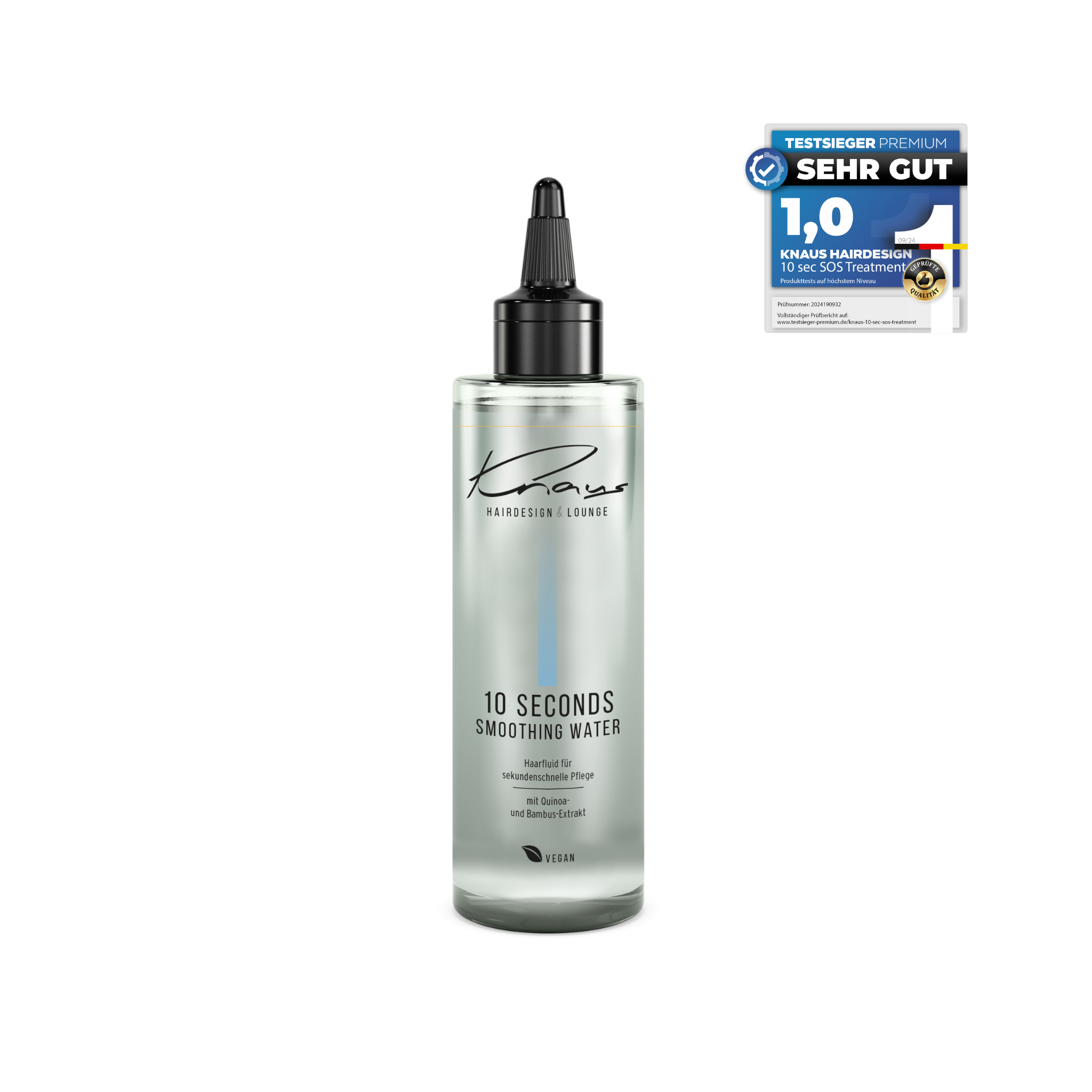 10 Sec SOS Smoothing Water Treatment – Blitzschnelle Pflege für strapaziertes Haar - Knaus Hairdesign