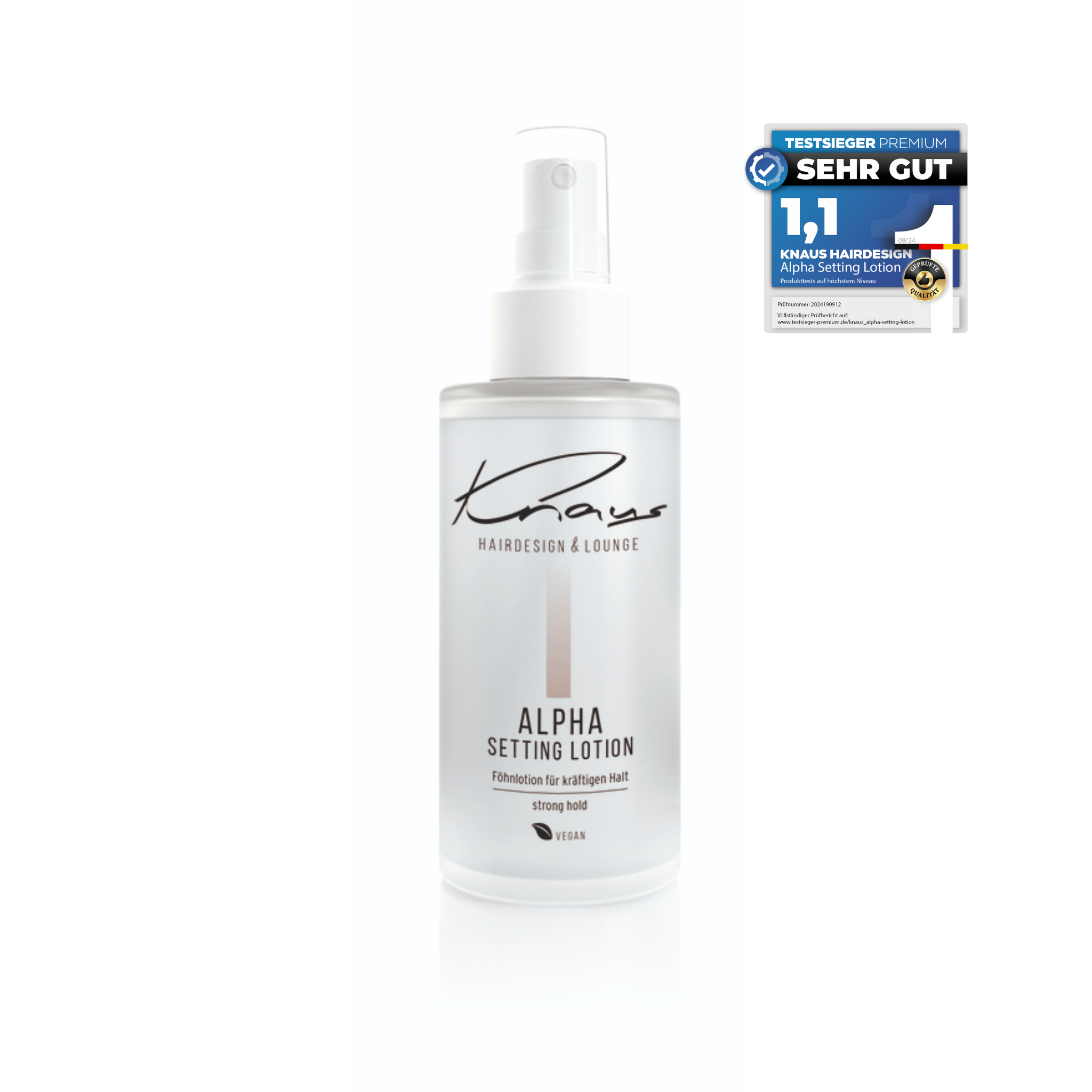 ALPHA Setting Lotion – Föhnfestiger für Elastizität, Dynamik und Kraft - Knaus Hairdesign