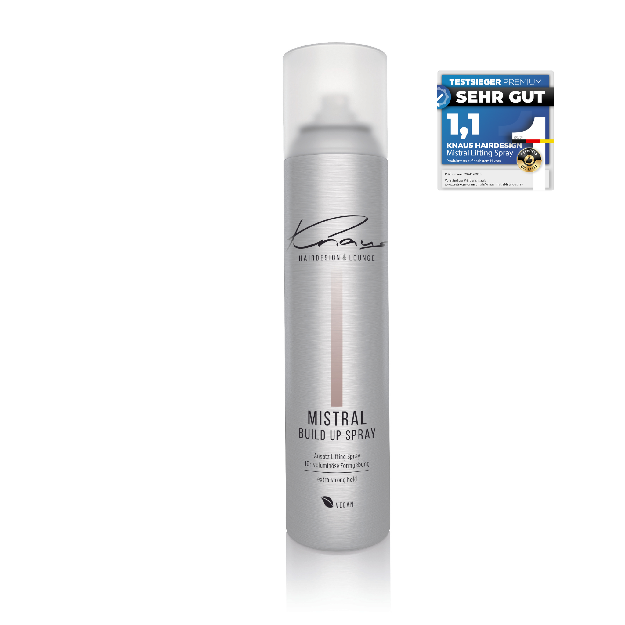 MISTRAL Build Up Spray – Haarspray für extra starke Festigung und Ansatz-Lifting - Knaus Hairdesign