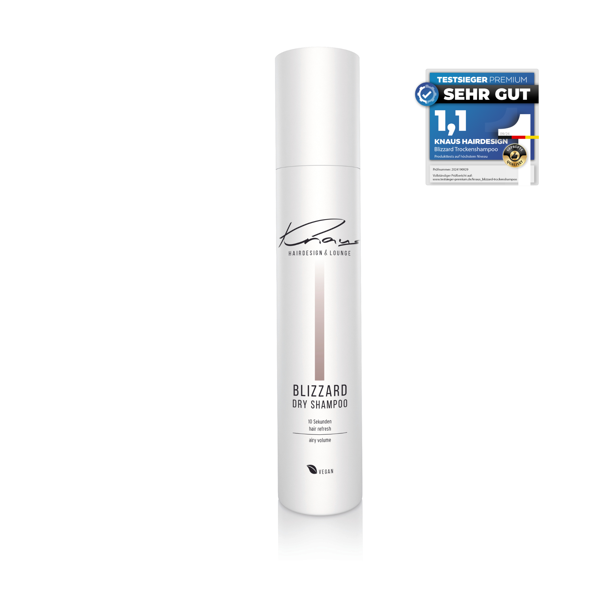 BLIZZARD Dry Shampoo – Trockenshampoo zum Sprühen für Frische und Volumen - Knaus Hairdesign